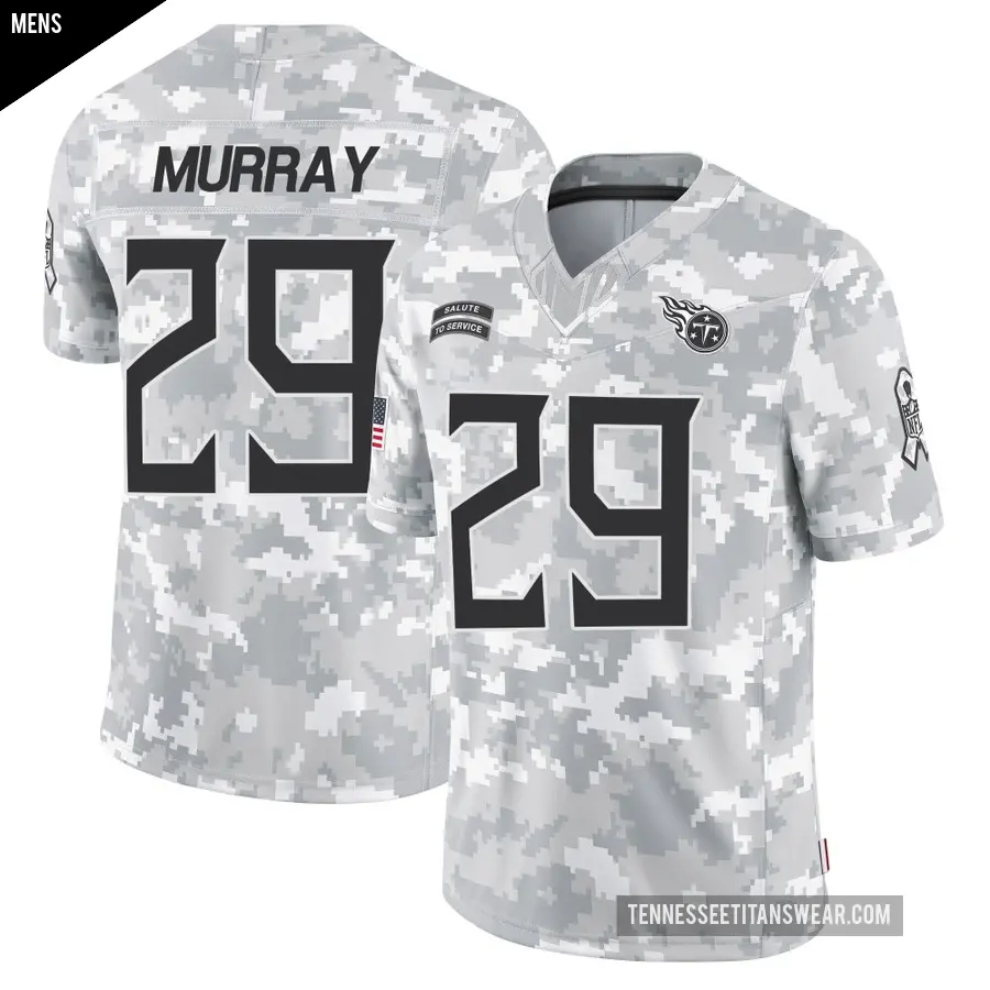 Men's Tennessee Titans ＃29 DeMarco Murray Arctic Camo Limited 2024 Salute to Service Jersey