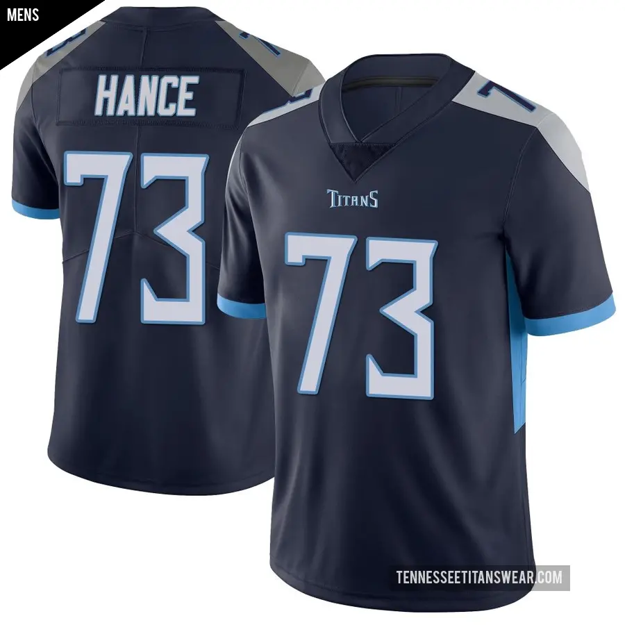 Men's Tennessee Titans ＃73 Blake Hance Navy Limited Vapor Untouchable Jersey