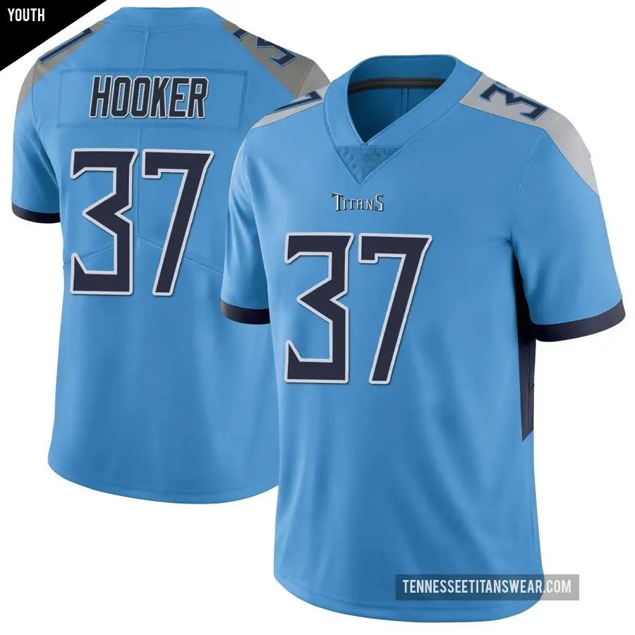 Youth Tennessee Titans ＃37 Amani Hooker Light Blue Limited Vapor Untouchable Jersey